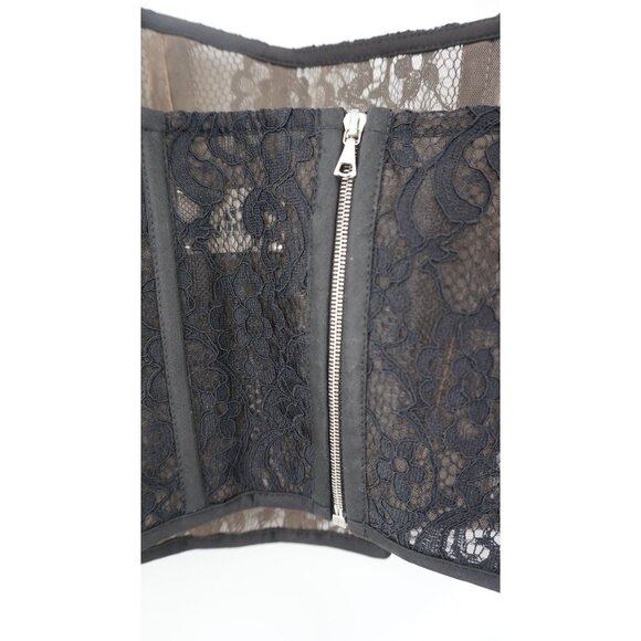 Rozie Corsets Black Lace Spaghetti Strap - Picture 4 of 7